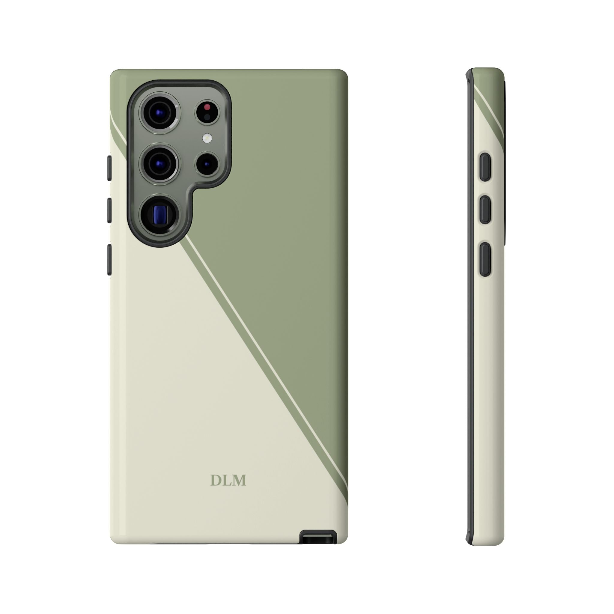Matcha Two Tone Custom Initials Case