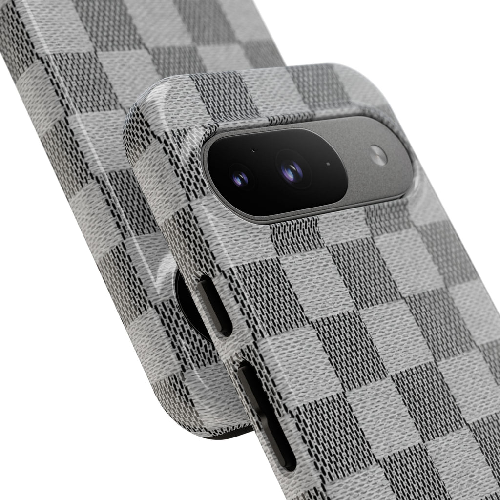 Checkered Grey Phone Case