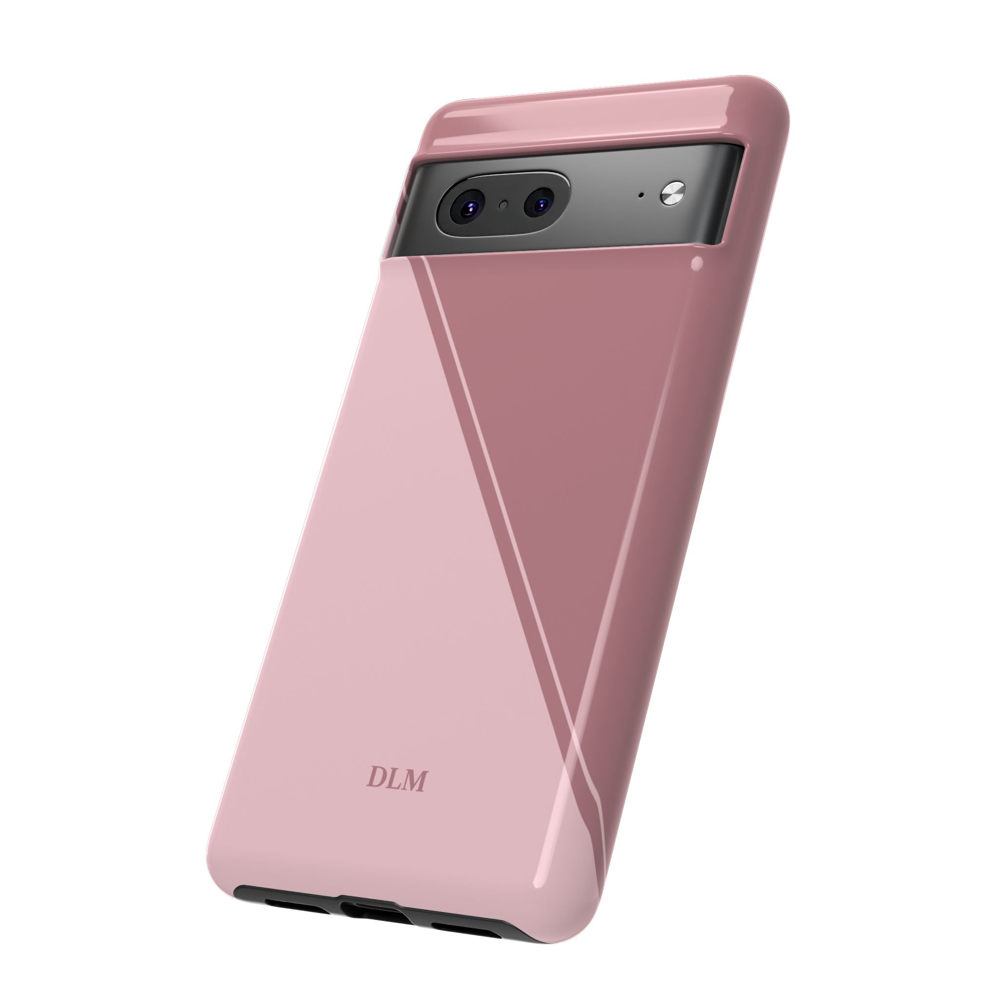 Pinks Two Tone Custom Initials Case