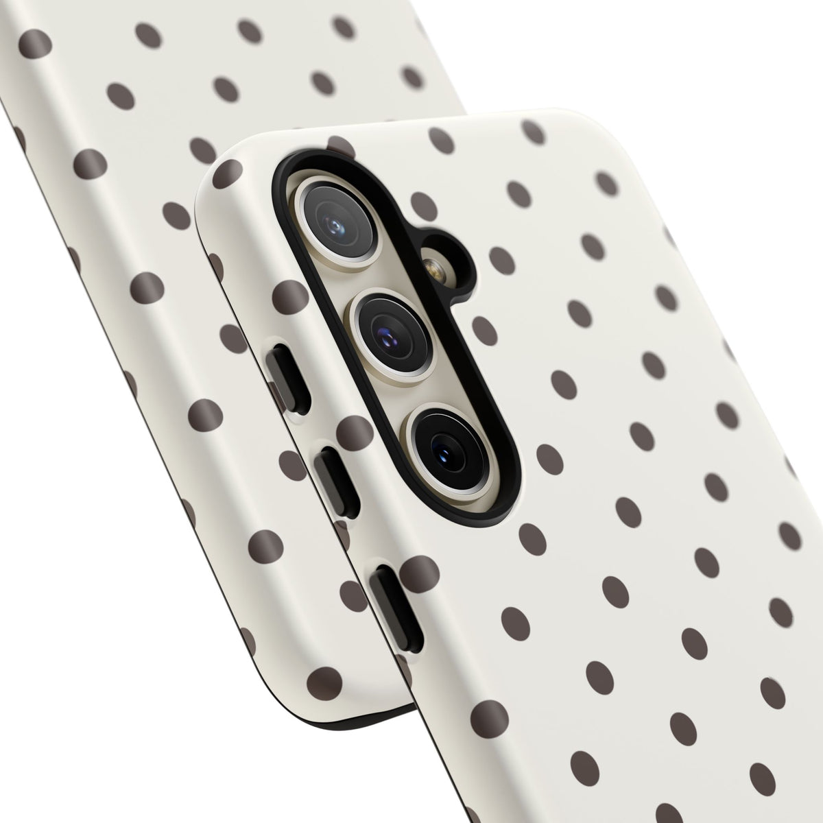 Creamy Mocha Personalised Polka Dot Case