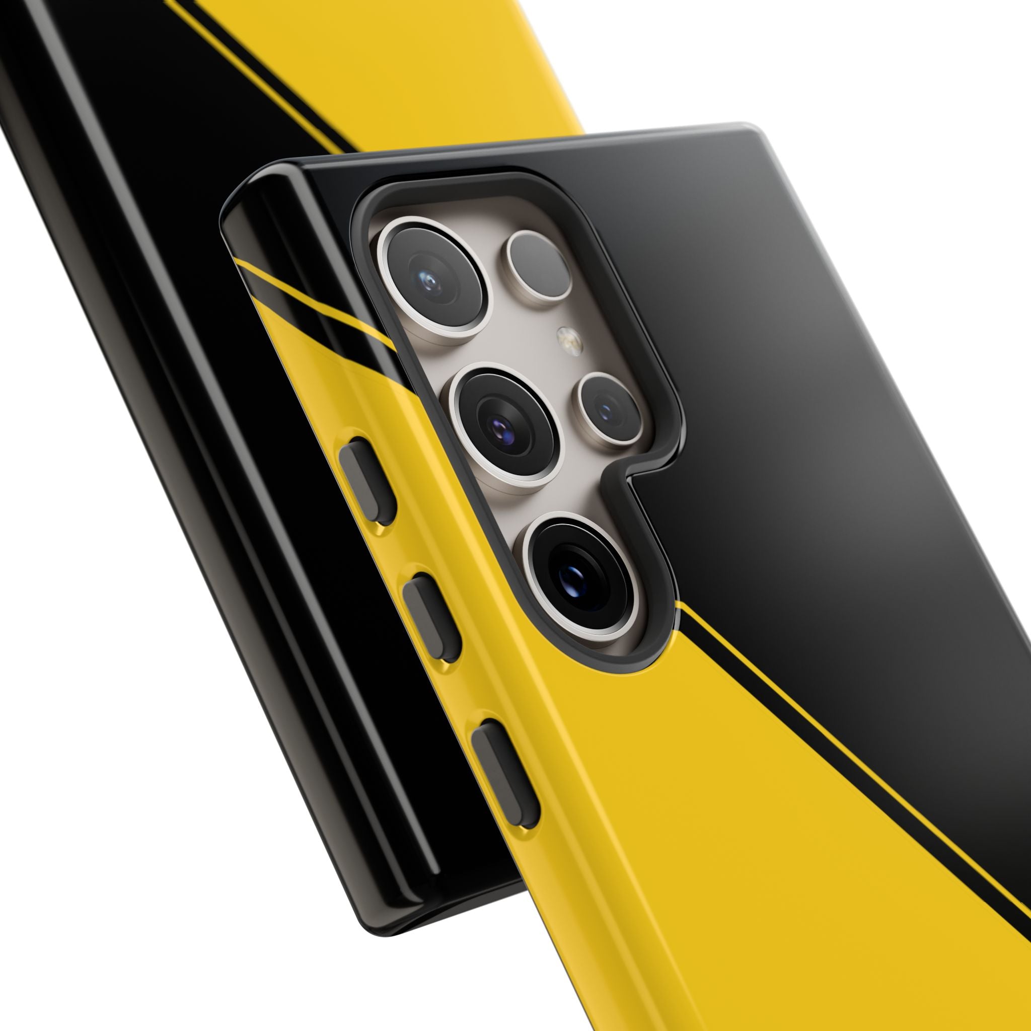 Yellow/Black Two Tone Custom Initials Case
