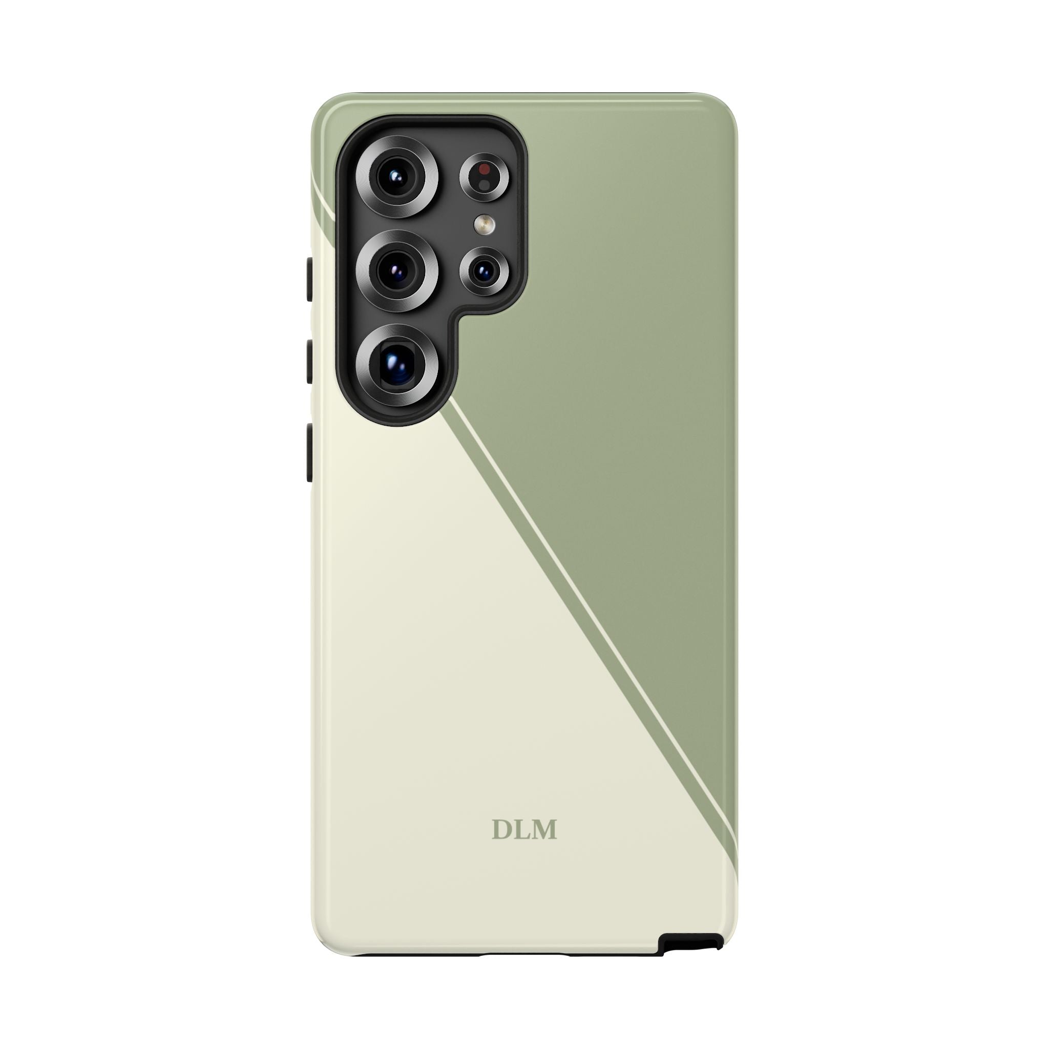 Matcha Two Tone Custom Initials Case