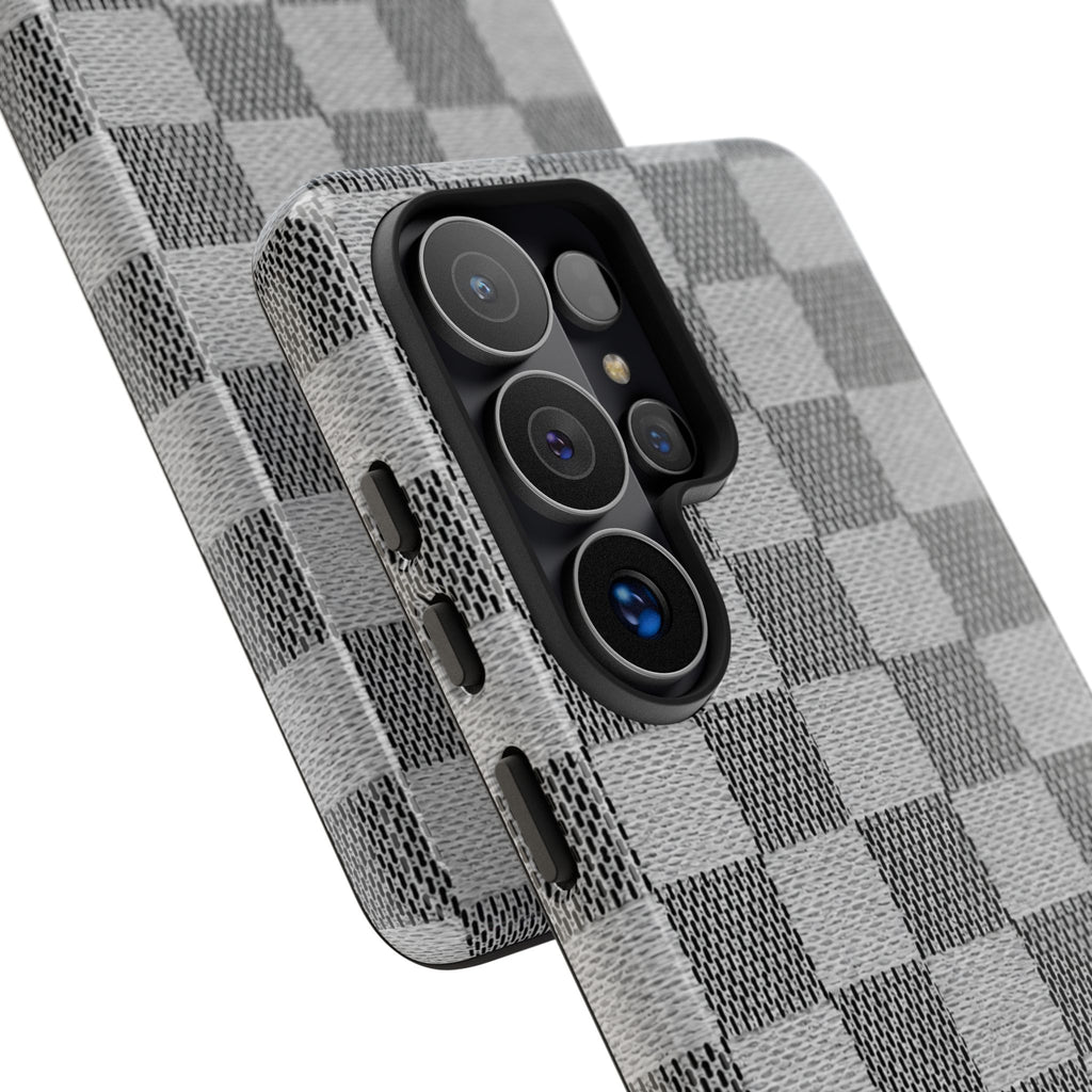 Checkered Grey Phone Case