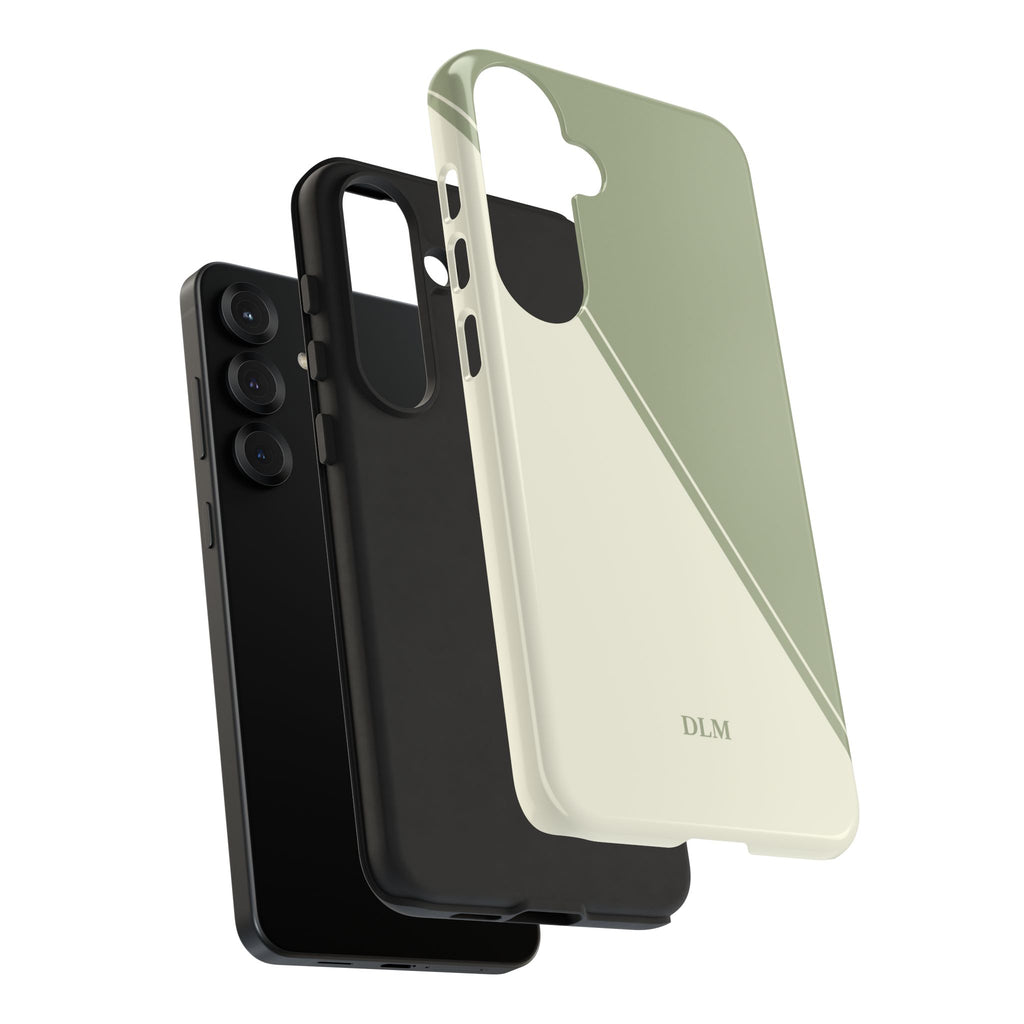 Matcha Two Tone Custom Initials Case