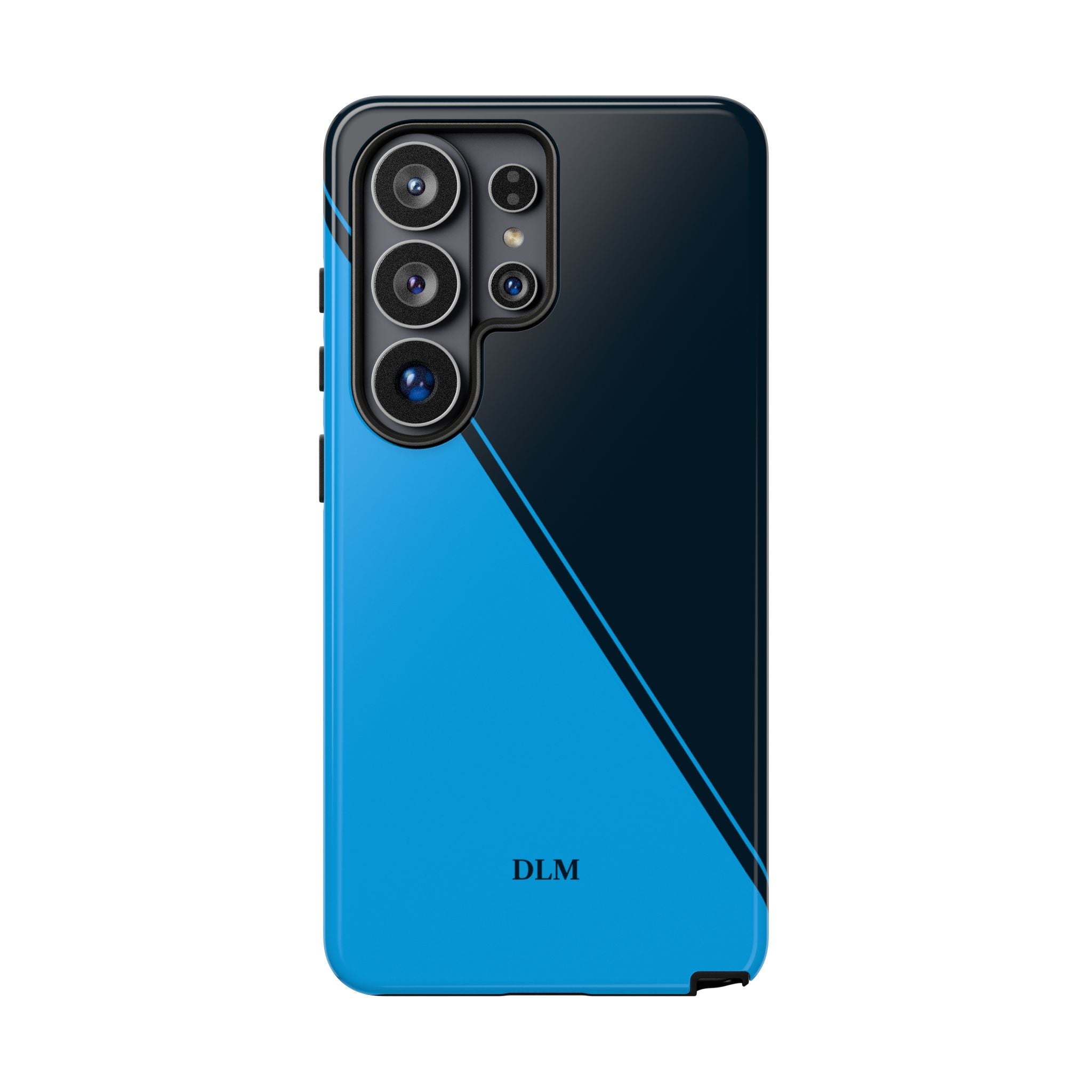 Blues Two Tone Custom Initials Case