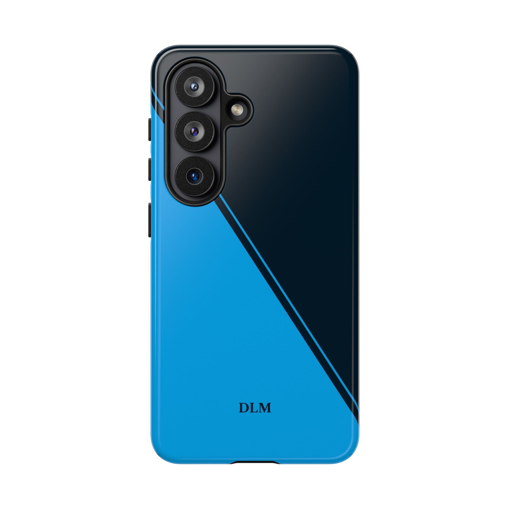 Blues Two Tone Custom Initials Case