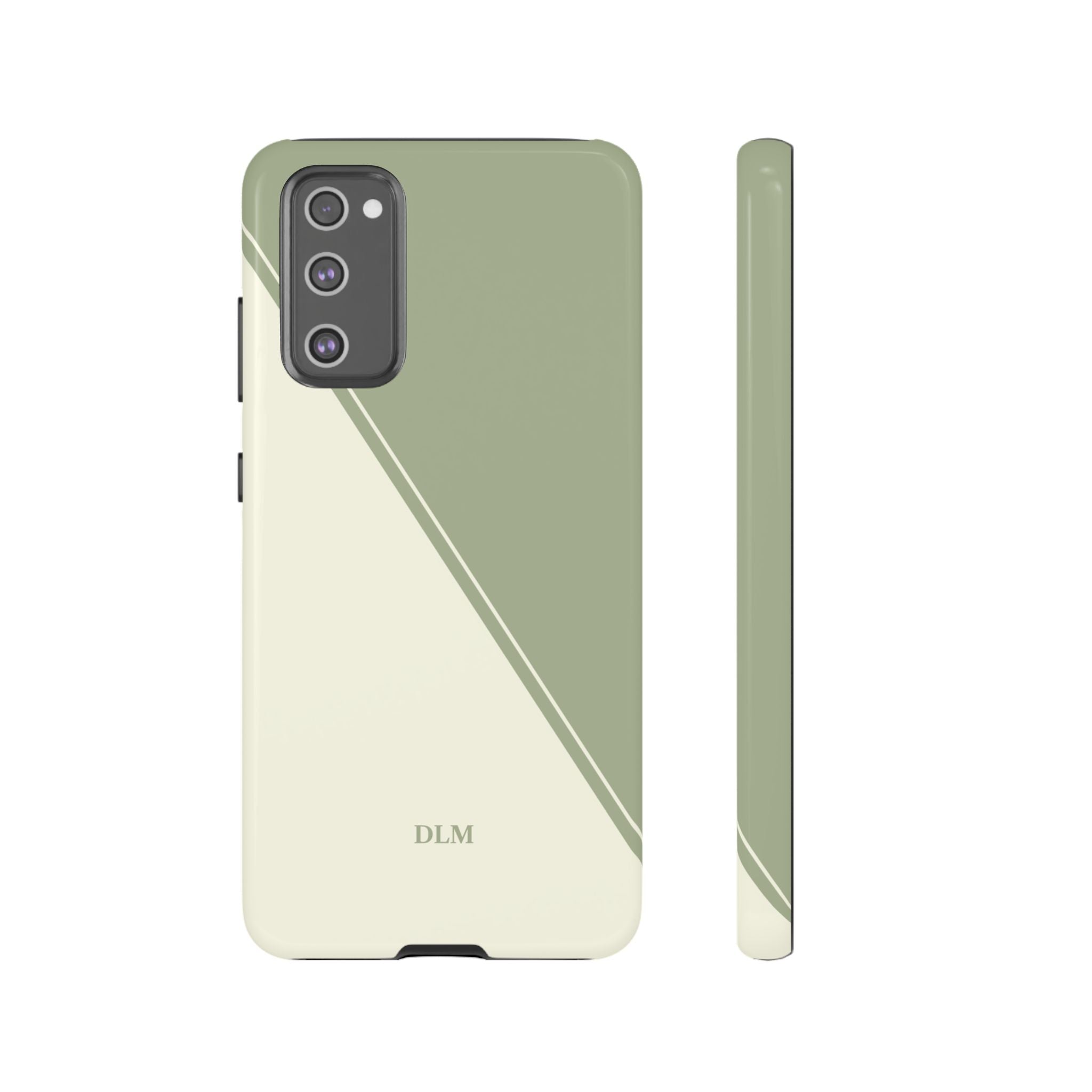 Matcha Two Tone Custom Initials Case