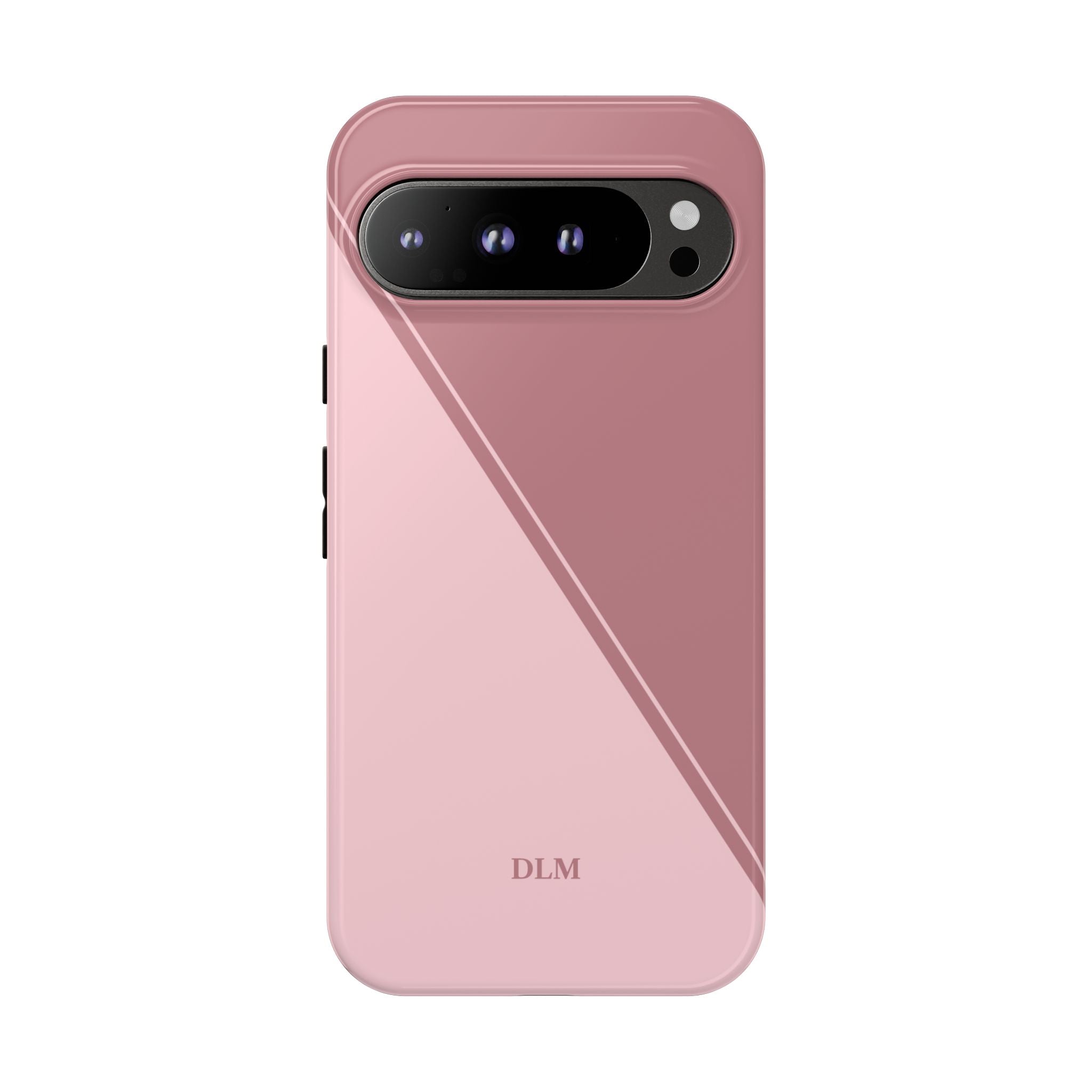 Pinks Two Tone Custom Initials Case