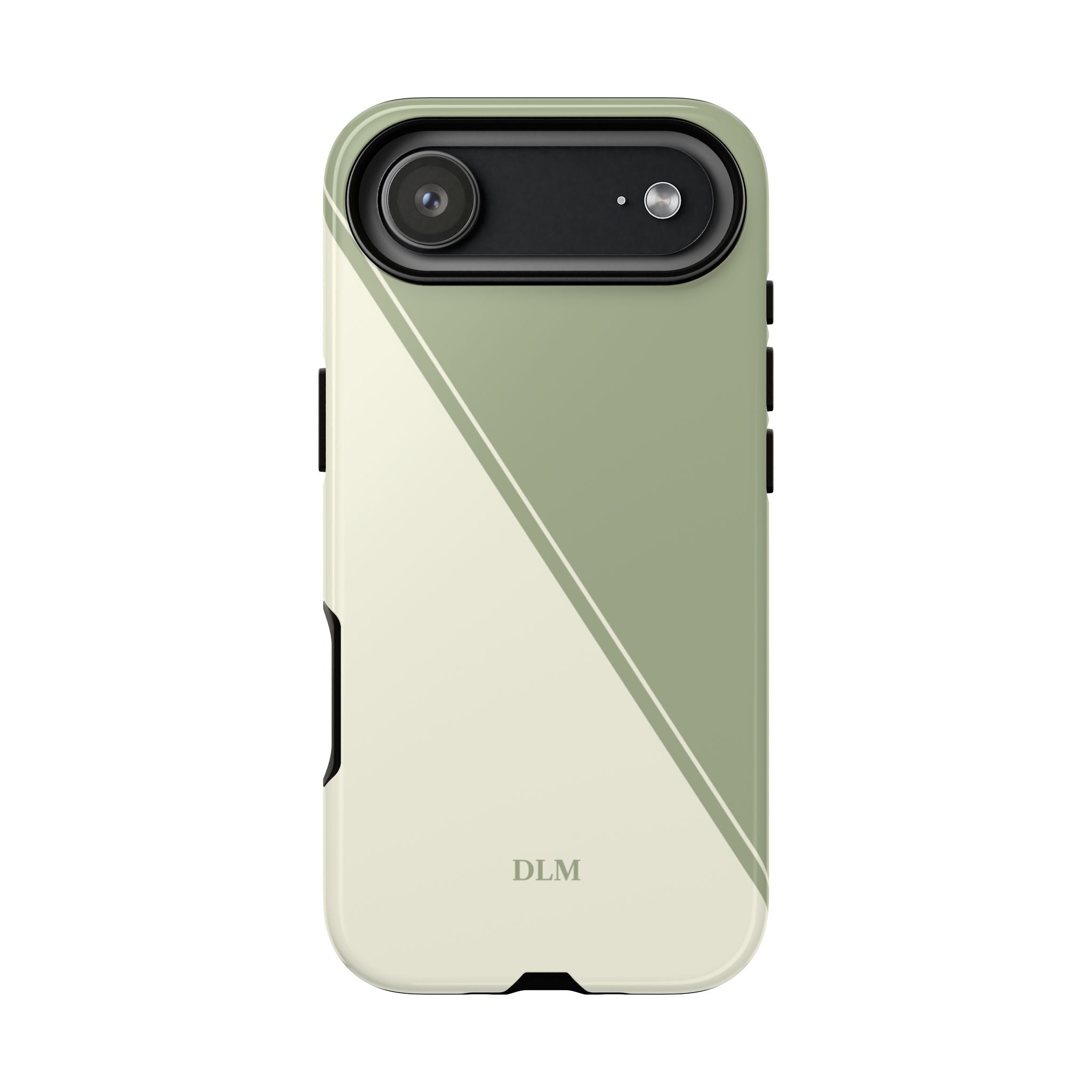 Matcha Two Tone Custom Initials Case