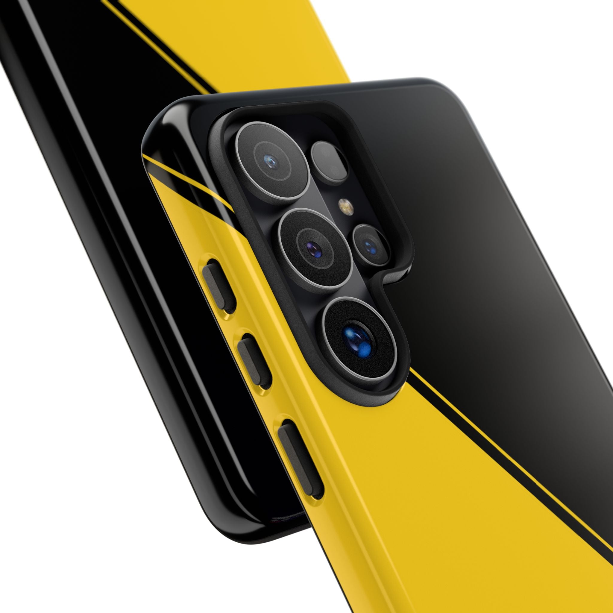 Yellow/Black Two Tone Custom Initials Case
