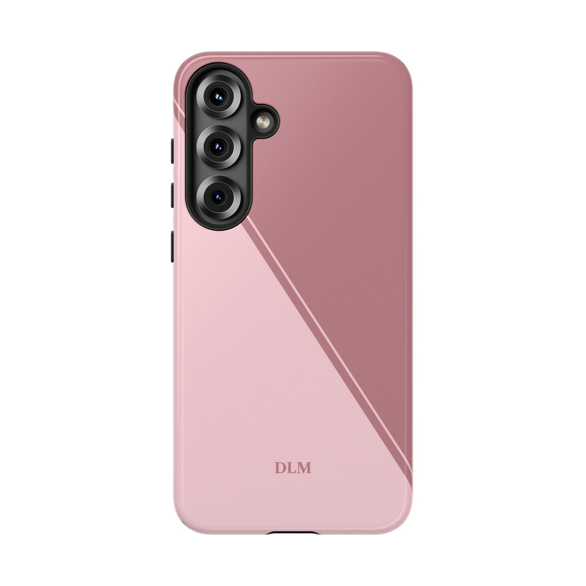 Pinks Two Tone Custom Initials Case
