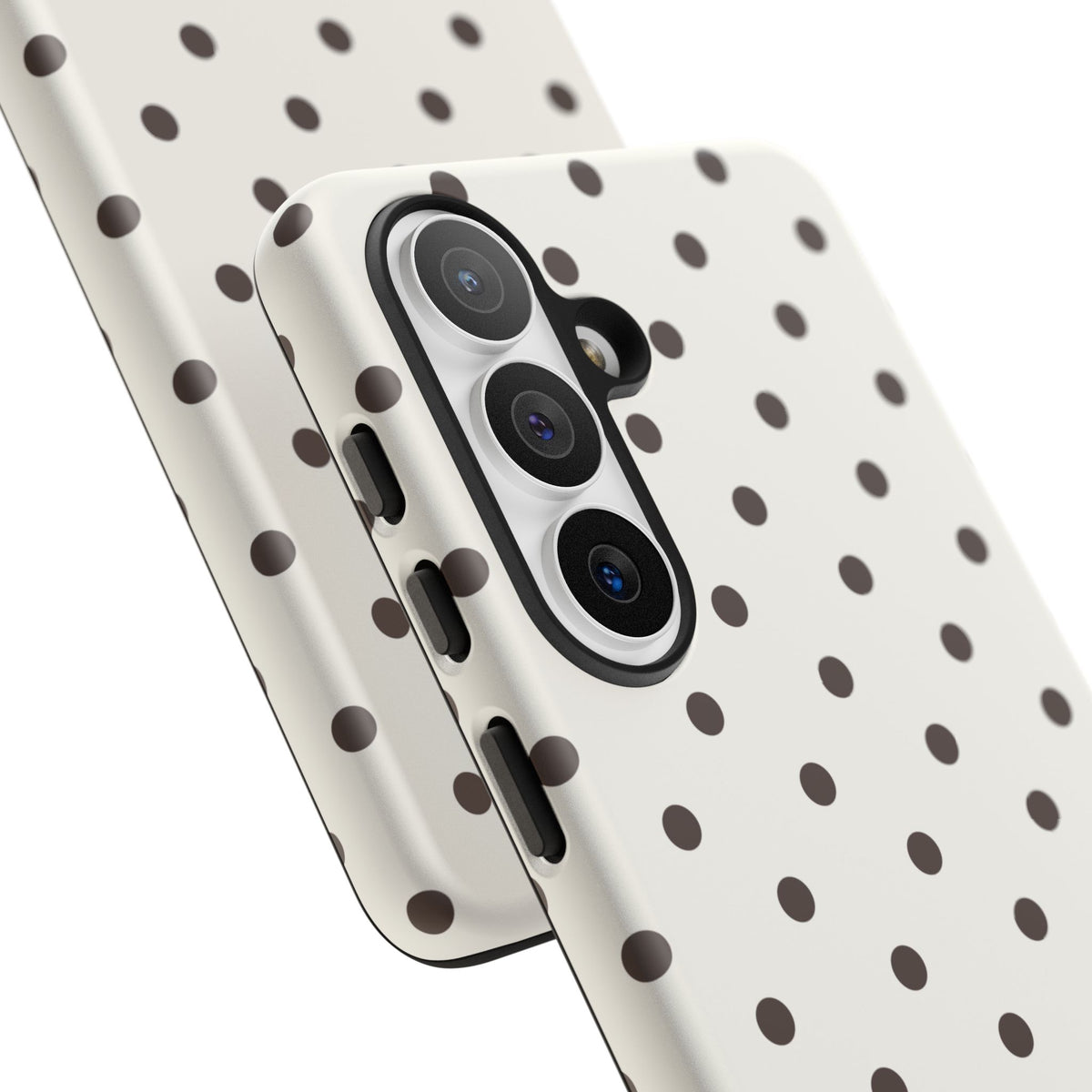Creamy Mocha Personalised Polka Dot Case